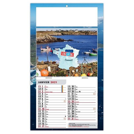 Calendrier 1 vue 2021