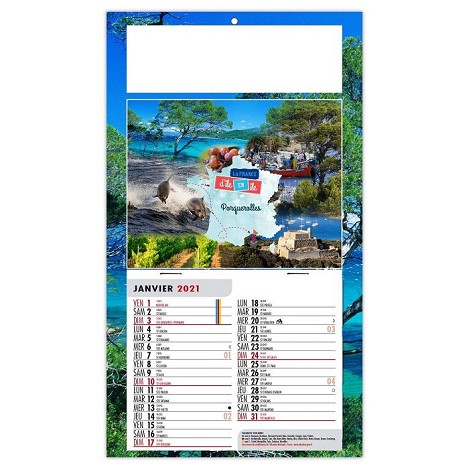 Calendrier 1 vue 2021