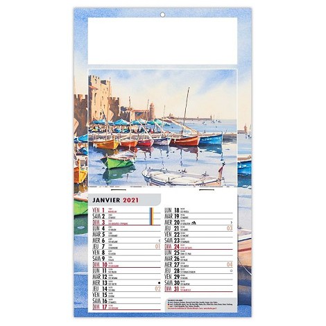 Calendrier 1 vue 2021