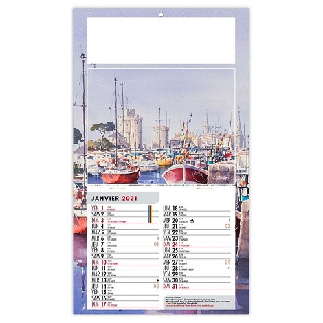 Calendrier 1 vue 2021