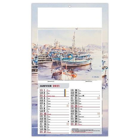 Calendrier 1 vue 2021