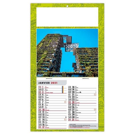 Calendrier 1 vue 2021