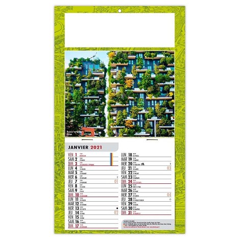 Calendrier 1 vue 2021