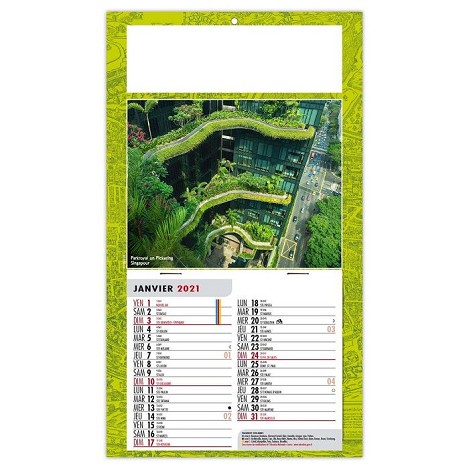 Calendrier 1 vue 2021