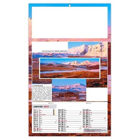 Calendrier 1 vue 2021