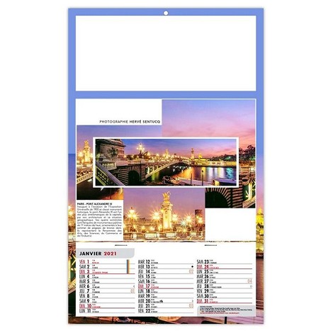 Calendrier 1 vue 2021