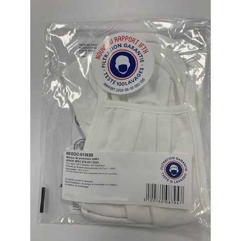 Masque en tissu lavable 120 fois