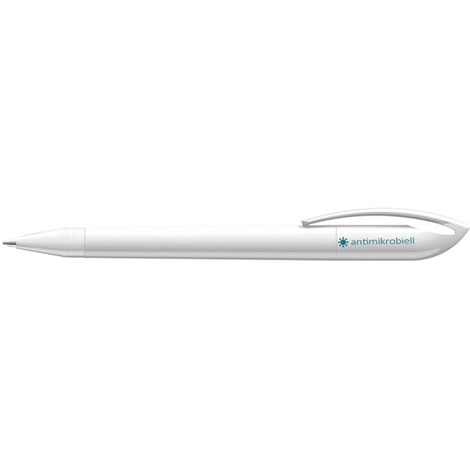 Stylo à bille blanc autonettoyant