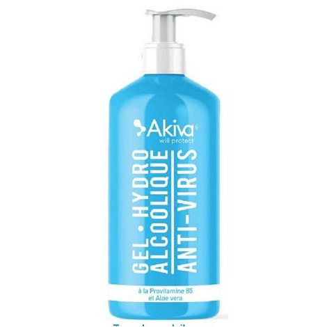 Gel hydro alcoolique en flacon à pompe de 1 litre