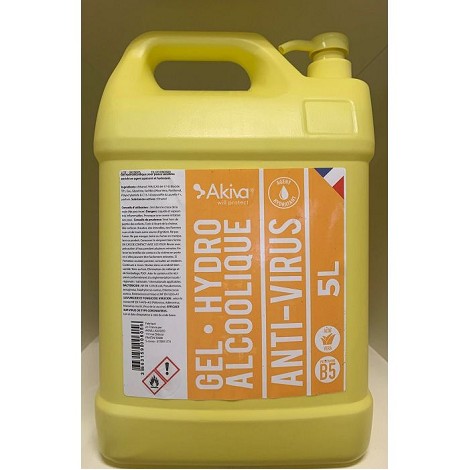Gel hydroalcoolique en 5 litres