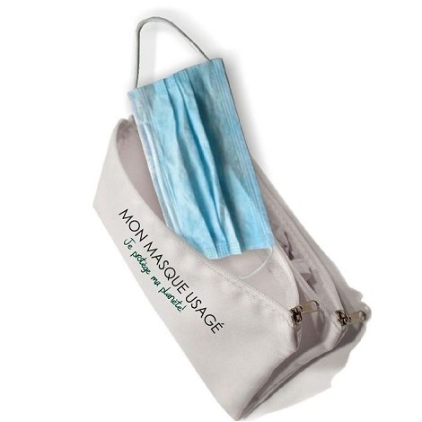 Trousse publicitaire pour stocker vos masques
