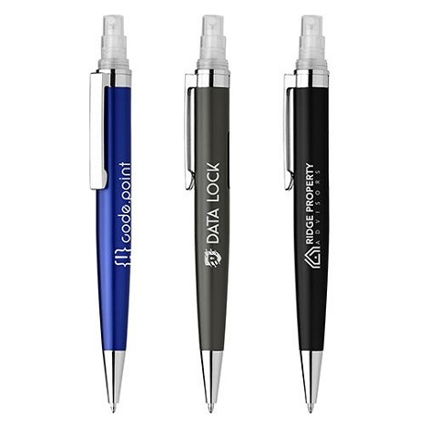 Stylo publicitaire et distributeur de gel
