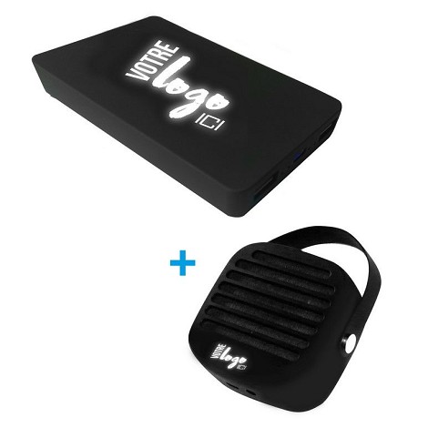 Kit chargeur et enceinte portable