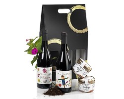 Coffret garni alimentaire