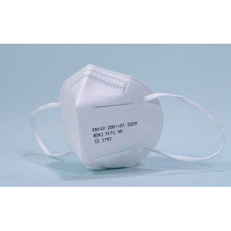 Masque FFP2 avec normes sur le masque