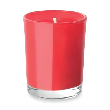 Bougie en verre à personnaliser