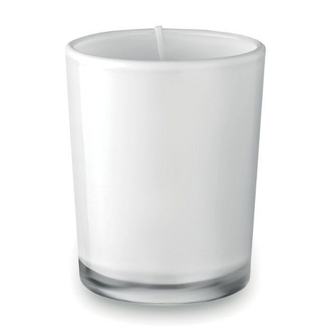 Bougie en verre à personnaliser