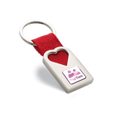 Porte-clés coeur personnalisable