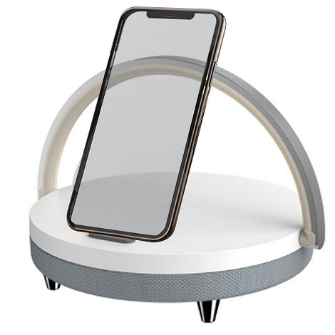 Enceinte LED bluetooth chargeur à induction