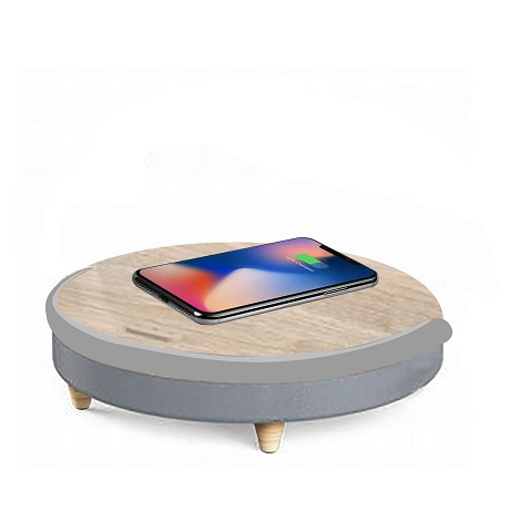 Enceinte LED bluetooth chargeur à induction