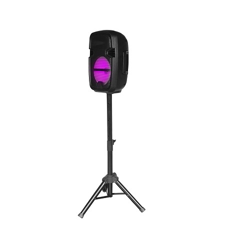 Enceinte LED multicolores avec support pied