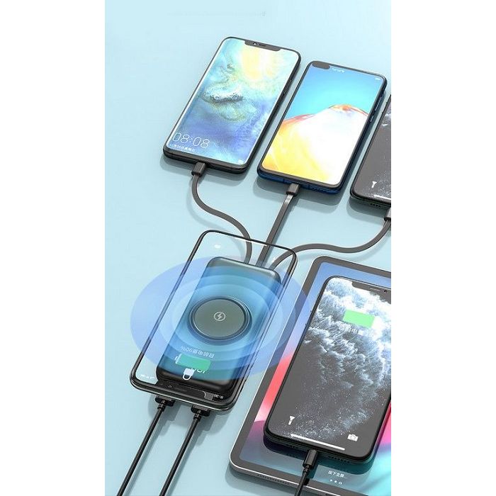  Batterie de secours 10 000 MAH chargeur induction