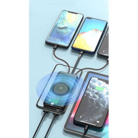 Batterie de secours 10 000 MAH chargeur induction