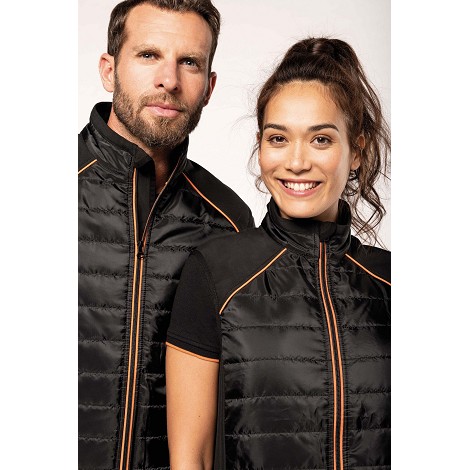 Bodywarmer bi-matière
