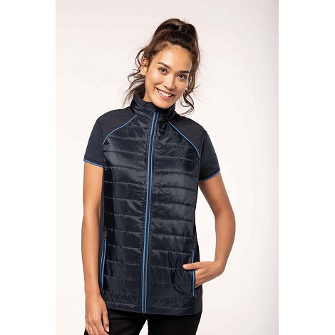 Bodywarmer bi-matière