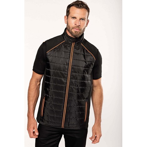 Bodywarmer bi-matière