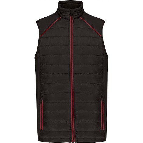 Bodywarmer bi-matière