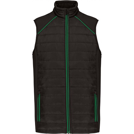 Bodywarmer bi-matière
