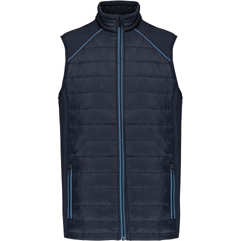 Bodywarmer bi-matière