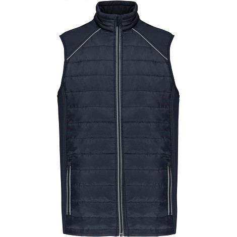 Bodywarmer bi-matière