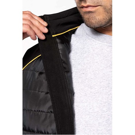 Veste bi-matière