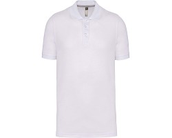 Polo manches courtes homme blanc