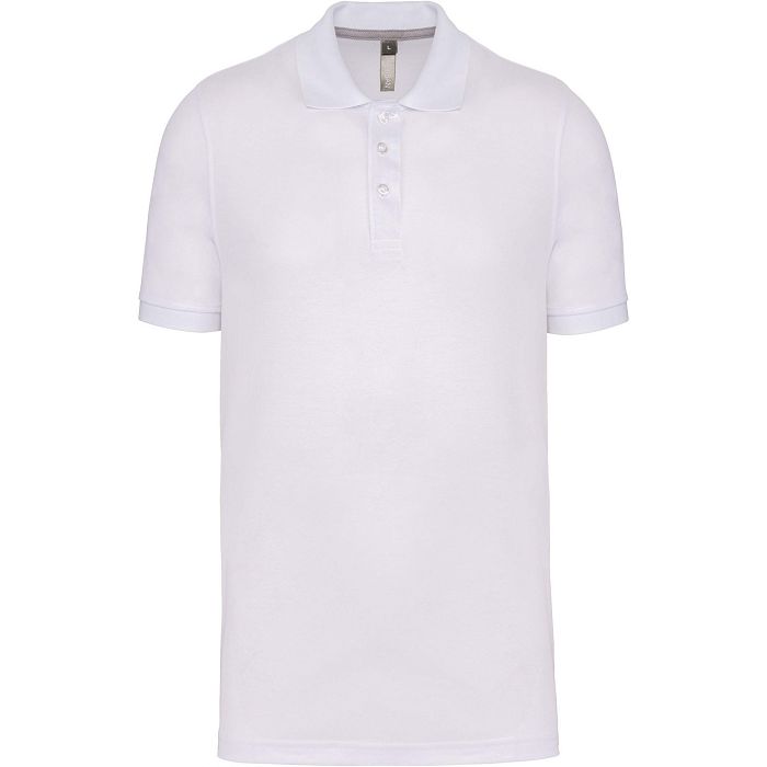  Polo manches courtes homme blanc