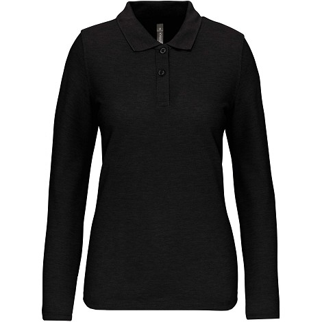 Polo manches longues femme