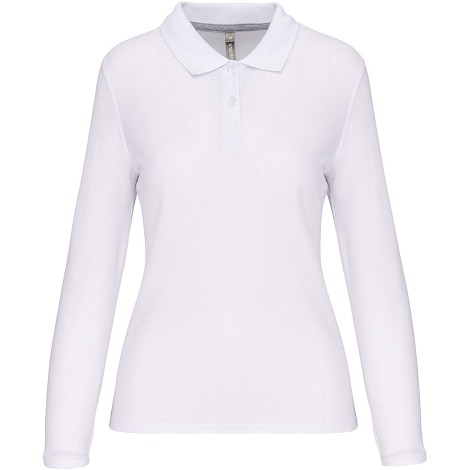 Polo manches longues femme