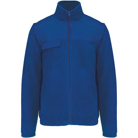 Veste polaire manches amovibles