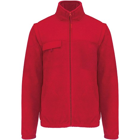 Veste polaire manches amovibles
