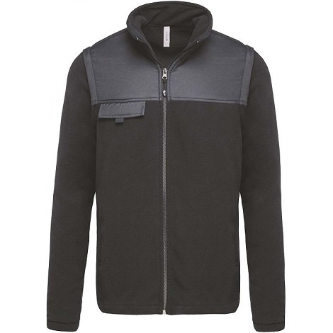 Veste polaire manches amovibles