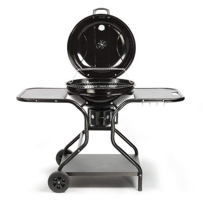  Barbecue à charbon avec tablettes