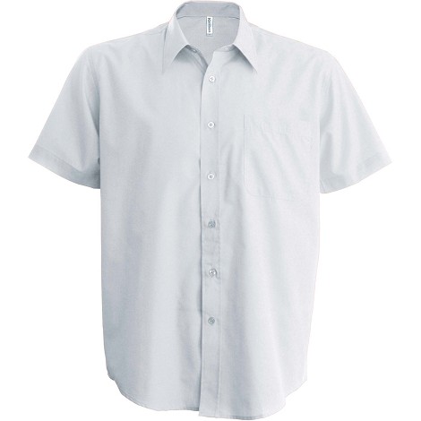 Chemise homme manches courtes blanc