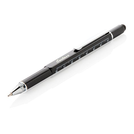  Stylo outil 5 en 1 en aluminium