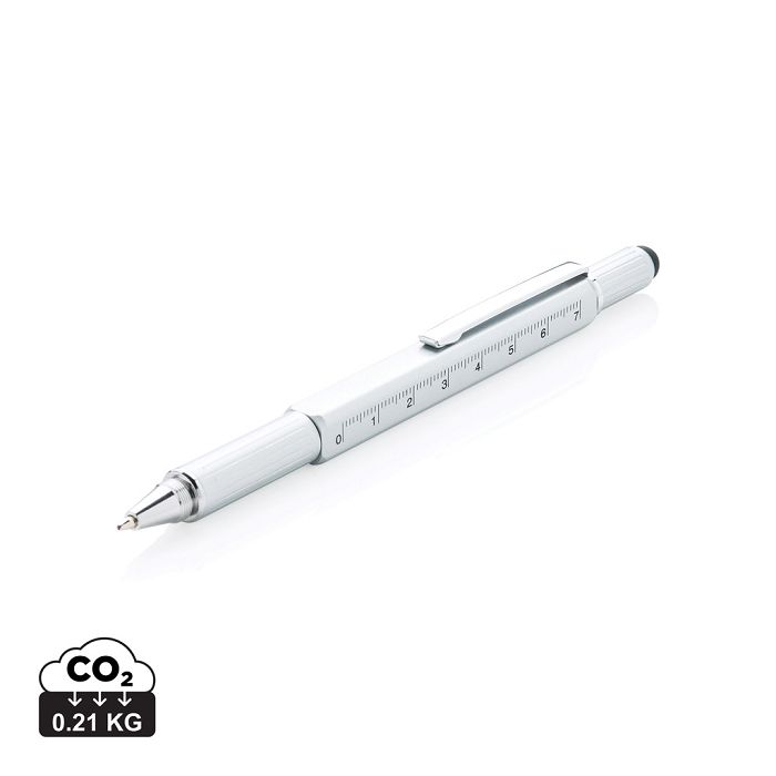  Stylo outil 5 en 1 en aluminium