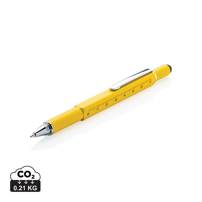  Stylo outil 5 en 1 en aluminium