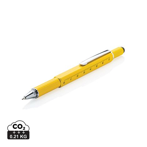  Stylo outil 5 en 1 en aluminium