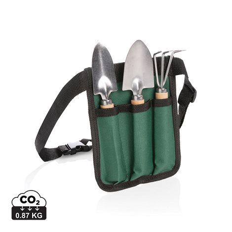 Set de 3 outils de jardin en bois