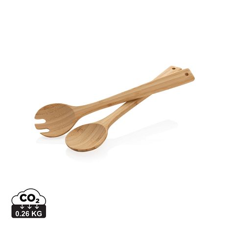 Couverts à salade 2 pcs en bambou Ukiyo